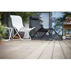 Outdoor Sonnensessel Fiam Fiesta limited edition Schwarz