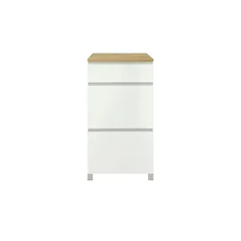 VOSS MÖBEL Salea 60 x 108 x 31 cm weiß / mit Schubladen, Soft Close