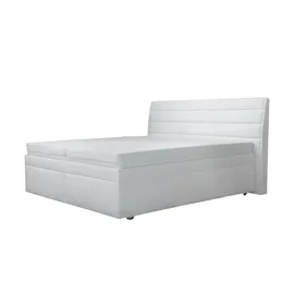 Möbel Kraft Boxspringbett 182 x 116 cm Weiß