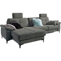 Candy 3C CARINA Ecksofa Burnaby L-Form«, grau