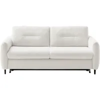2-Sitzer HOME AFFAIRE "Clevina, Schlafsofa mit Kaltschaummatratze, Breite 176 cm", snow, B:176cm H:84cm T:102cm, 100% Polyester, Sofas, Sofa & Bett in einem – kinderleicht ausklappbar & freistellbar im Raum