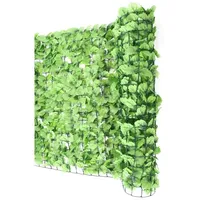 MCW Sichtschutzhecke 300 x 100 cm hell Polyester