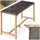 Tectake Gartentisch 161 x 64,5 x 99,5 cm Beige/Grau