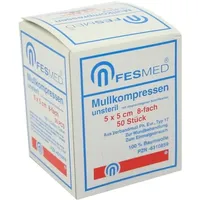 Fesmed Verbandmittel GmbH Mullkompressen ES 5 x 5 cm 50 St.