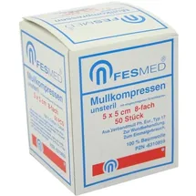 Fesmed Verbandmittel GmbH Mullkompressen ES 5 x 5 cm 50 St.