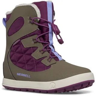 Merrell Unisex Kinder Snow Bank 4.0 Wtrpf Schneestiefel, Trüffel Pflaume, 43 EU