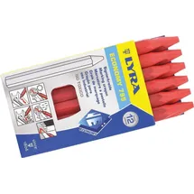 Lyra Pet Signierkreide 795 ECONOMY 110x11mm blau 6eckig gespitzt unpapiert LYRA