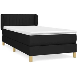 vidaXL Boxspringbett 100 x 200 cm Schwarz