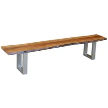 Massivmoebel24 Baumbank 160 x 38 x 45 cm Braun