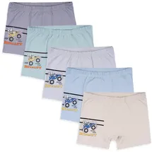 LOREZA 5er Set Boxershorts - Rallye - Bunt | Gr.: 128/134