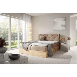 Fun Möbel Helios Premium 140 x 200 cm Beige