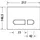 Duravit DuraSystem Betätigungsplatte A1, WD5012044000,