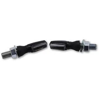 Shin Yo LED-Blinker Spark/Schwarz/getönt, elektrisches geprüftes Paar (bitte länderspezifische Rechtsvorschriften beachten)