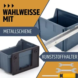 GarPet Stapelbox Kunststoff weiß 6 Stück