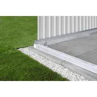 Biohort Bodenrahmen zu AvantGarde Gr.A2 172 x 4 x 212 cm Grau/Silber