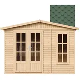 TIMBELA Gartenhaus 6,03 m2 Grün