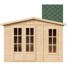TIMBELA Gartenhaus 6,03 m2 Grün