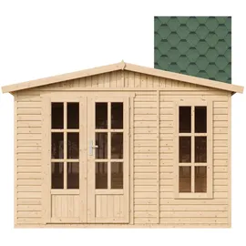 TIMBELA Gartenhaus 6,03 m2 Grün