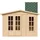 TIMBELA Gartenhaus 6,03 m2 Grün