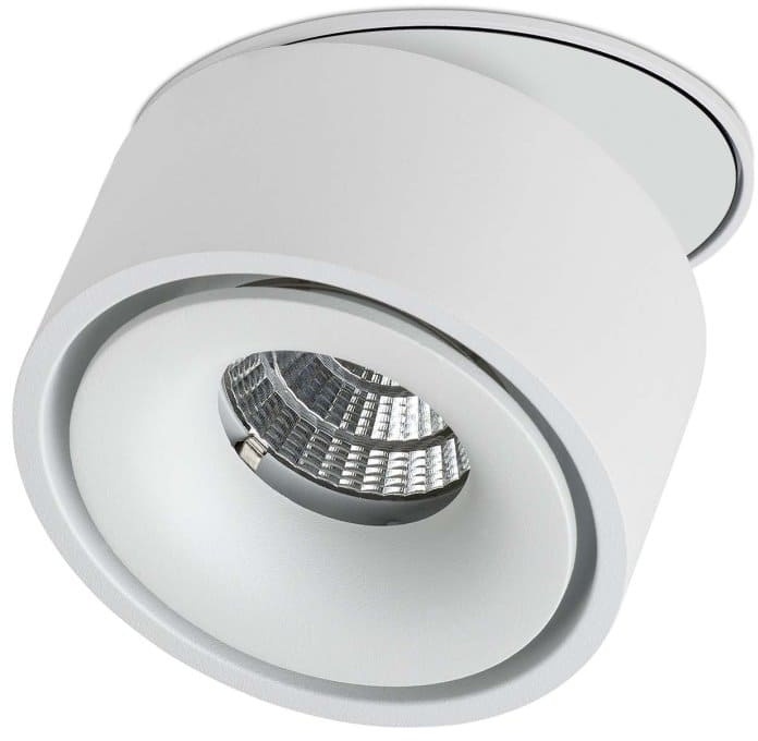 Lumexx Semi LED Einbauleuchte weiß/weiß 10W, 680lm, 2700k