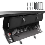 deskspace Kabelwanne, Schreibtisch Kabelkanal,90cm, Schwarz
