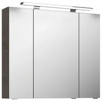 Lomadox Spiegelschrank FES-4010-66 Graphit Struktur quer Nb. - 80/71/17cm