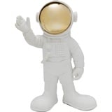 Kare Design Deko Figur Welcome Astronaut, Weiß, Polyresin, Unikat, Handbemalt, 27x21x13cm (H/B/T)