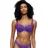 Triumph Balconette-BH "Palina Moonlight Kiss", Damen, Gr. 75, Cup C, lila (lila haze), Spitze, Obermaterial: 62% Polyester, 25% Polyamid, 13% Elasthan, BHs Balconette-BH, Triumph x Palina Rojinski, gefütterte Spacer-Cups, Spitze, Glitzergarn