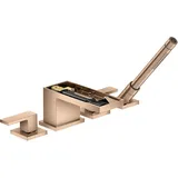 Hansgrohe MyEdition 4-Loch Wannenrandarmatur Polished Red Gold