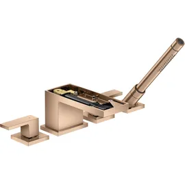 Hansgrohe Axor MyEdition 4-Loch Wannenrandarmatur Polished Red Gold