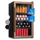 Klarstein Beersafe XXL Getränkekühlschrank (80 l, 830 mm hoch, Kupfer-Metallic)