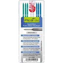 Pica Minenset 8 tlg. grün/weiß/blau wasserstrahlfest Dry 4040