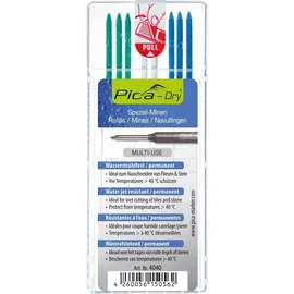 Pica Minenset 8 tlg. grün/weiß/blau wasserstrahlfest Dry 4040