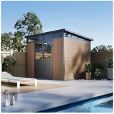 Weide Gartenhaus 2,78 x 2,18 m Teak