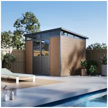 Weide Gartenhaus 2,78 x 2,18 m Teak