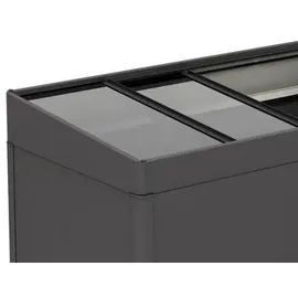 Biohort Frühbeet-Aufsatz HochBeet 2 m x 1 m Dunkelgrau-Metallic
