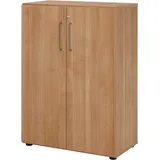 HAMMERBACHER Aktenschrank 938T3, V938T3/N/N/BS nussbaum 2 Fachböden 80,0 x 42,0 x 110,0 cm