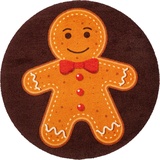 Wash+Dry Kleen-Tex Teppich »Gingerbread Man«, rechteckig, bunt