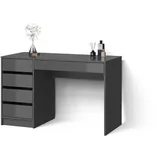 livinity Schminktisch Imola, Anthrazit, 120 cm