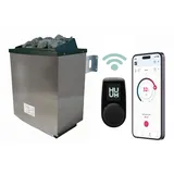 Karibu Saunaofen Karibu 9 kW + Steuergerät huum 'uku wifi' mit App Steuerung