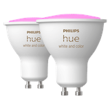 Philips Hue White and Color Ambiance GU10 4.3W, 2er-Pack (929001953112)