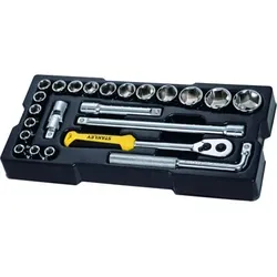 Modul 1⁄2“ Steckschlüssel und Zubehör, 23-teilig