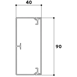 GGK LFG-Kanal 40x90 ws 1071