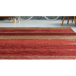 Teppich ARTE ESPINA "Blaze 200", bunt (multi, rot), B:155cm H:8mm L:230cm, Polyester, Teppiche, spannendes Design,stilvolle Farbgebung,pflegeleicht & widerstandsfähig