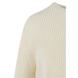 URBAN CLASSICS Rib Knit Pullover White Sand L