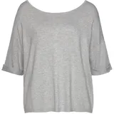 VIVANCE Kurzarmpullover Grau 32/34