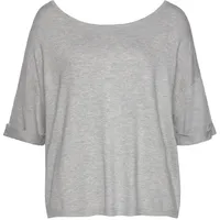 VIVANCE Kurzarmpullover Grau 32/34