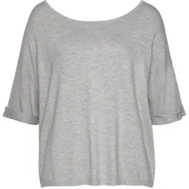 VIVANCE Kurzarmpullover Grau 32/34