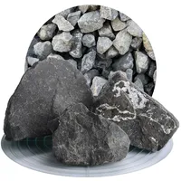 Schicker Mineral Basalt Gabionensteine anthrazit 60-120 mm - 25 kg Sack