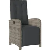 vidaXL Gartensessel 58 x 68 x 93 cm grau